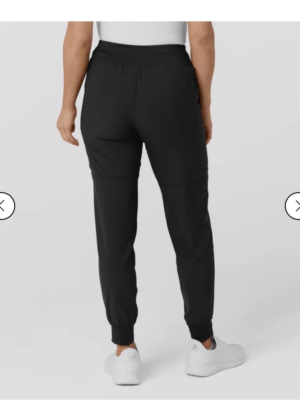 WonderWink Black Utility Jogger Pants - Picture 2 of 7